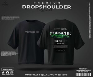 PREMIUM DROP SHOULDER T-SHIRT (PORSCHE)