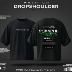 PREMIUM DROP SHOULDER T-SHIRT (PORSCHE)
