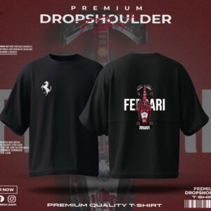 PREMIUM DROP SHOULDER T-SHIRT (FERRARI)