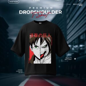 PREMIUM DROP SHOULDER (Eren Jaeger )